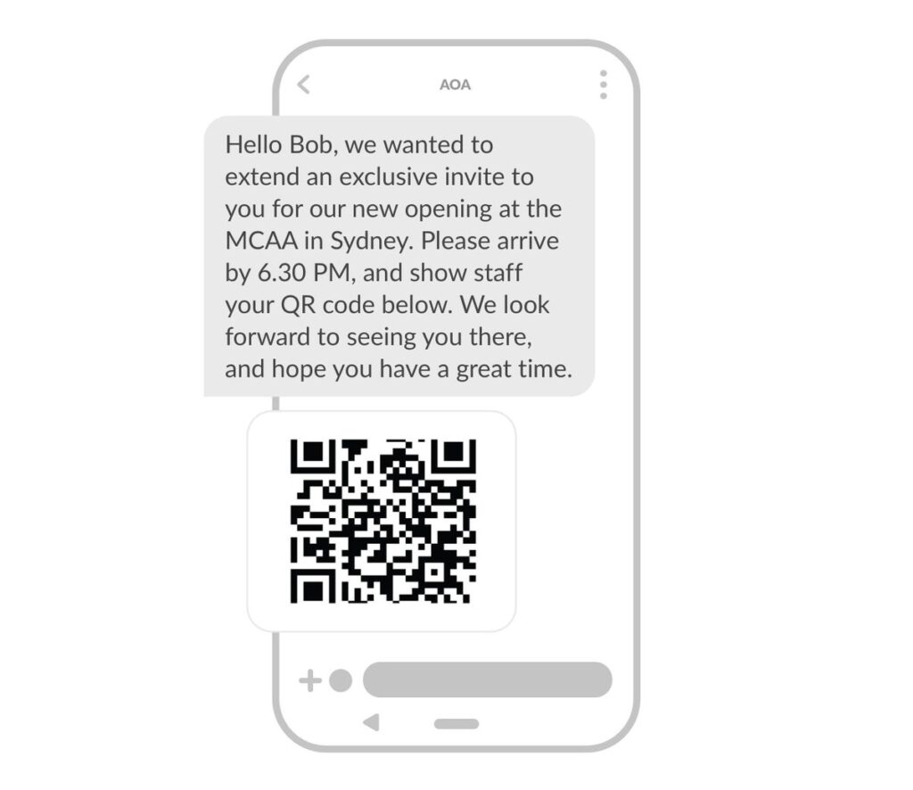 Event Invitation SMS Template