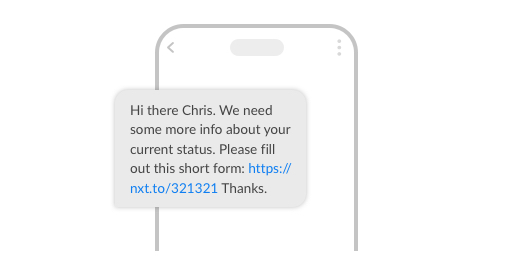 Hi there Chris. We need some more info about your current status. Please fill out this short form: https://nxt.to/321321 Thanks.