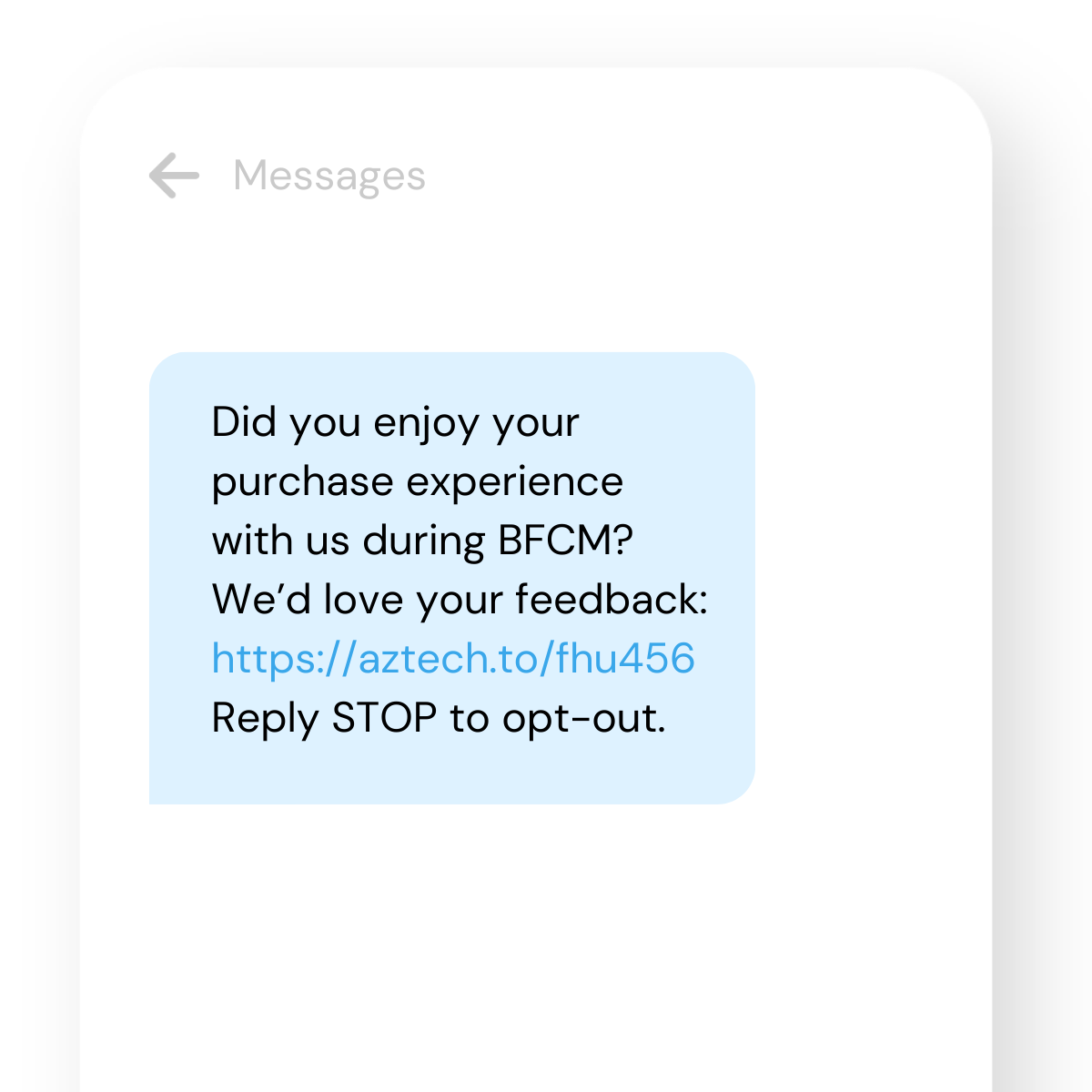 BFCM-SMS-template-feedback-request