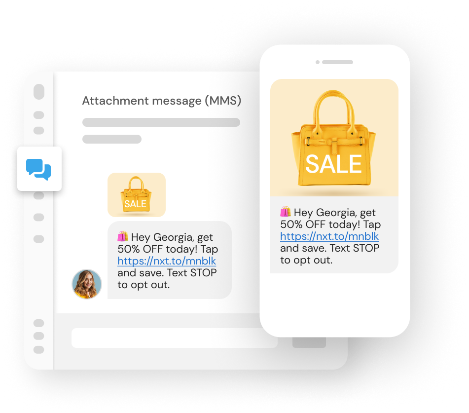 Image for Show off your brand with MMS messaging