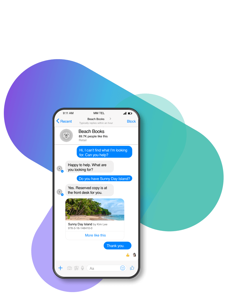 Image for Messenger lets you reach customers where they are.