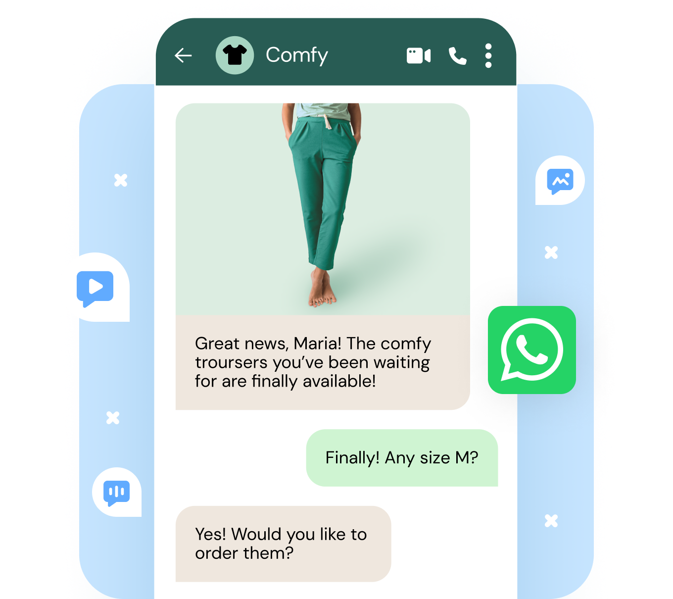 Image for Attract, engage and retain customers with rich WhatsApp experiences