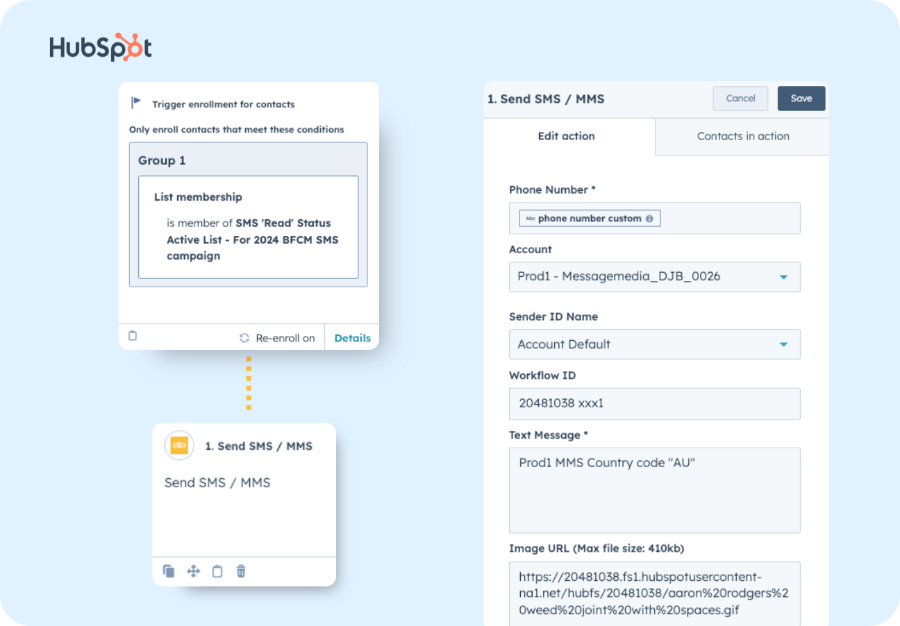 Nurture, update, and follow up—automatically