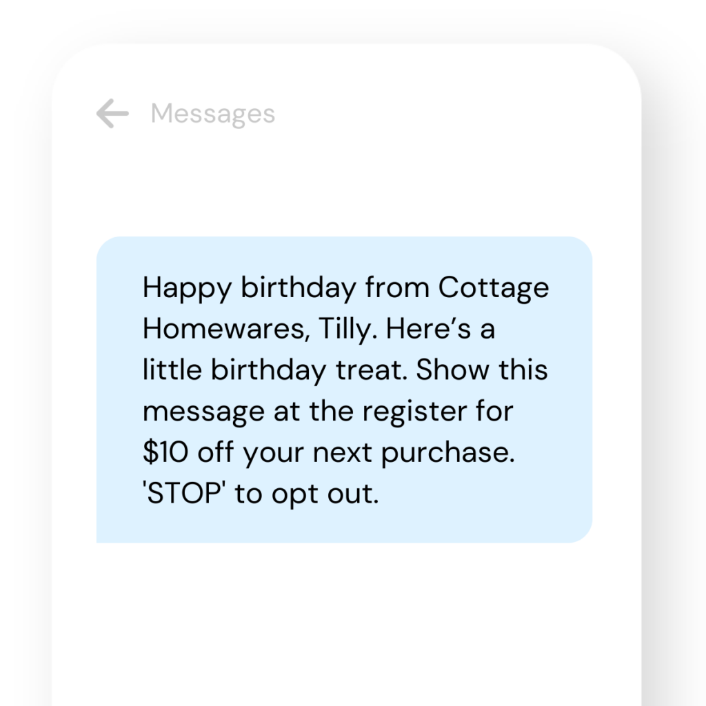 SMS-template-birthday-treats